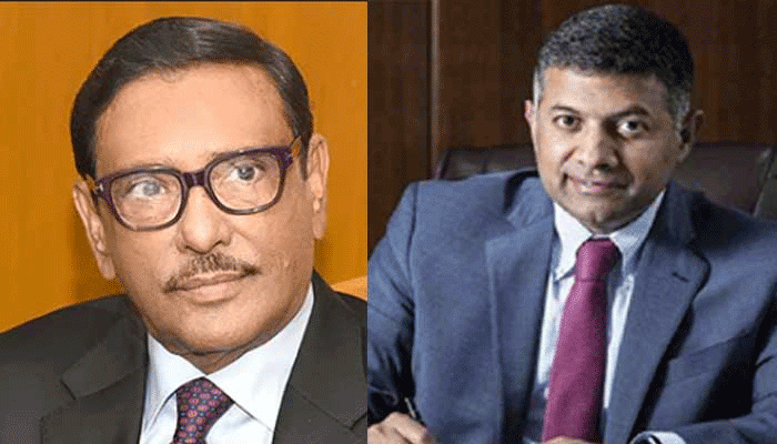 ওবায়দুল কাদেরের সঙ্গে ভারতীয় হাইকমিশনের বিদায়ী সাক্ষাৎ