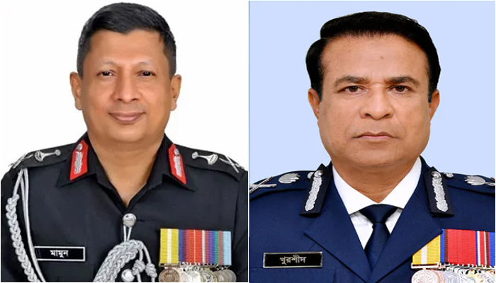 পুলিশ ও র‍্যাবের নতুন প্রধানের দায়িত্ব গ্রহণ