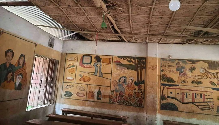 পরিত্যক্ত ভবনে এসএসসি পরীক্ষা, ফ্যান পড়ে দুই পরীক্ষার্থী আহত