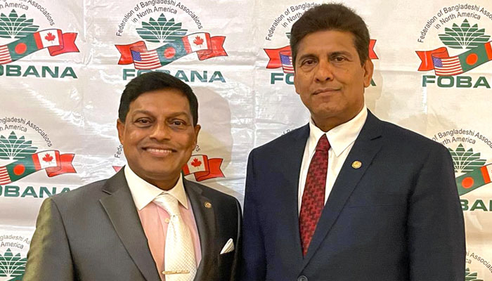 যুক্তরাষ্ট্রে ফোবানার নতুন চেয়ারপারসন হিরো, নির্বাহী সচিব সাহেল