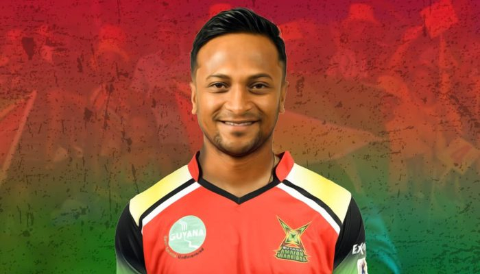 সিপিএলে গায়ানার হয়ে খেলবেন সাকিব