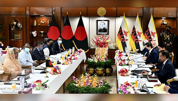 বাংলাদেশ-ব্রুনাই দ্বিপক্ষীয় আলোচনা শুরু
