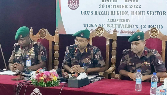 পতাকা বৈঠকে দুঃখ প্রকাশ করল মিয়ানমারের বিজিপি