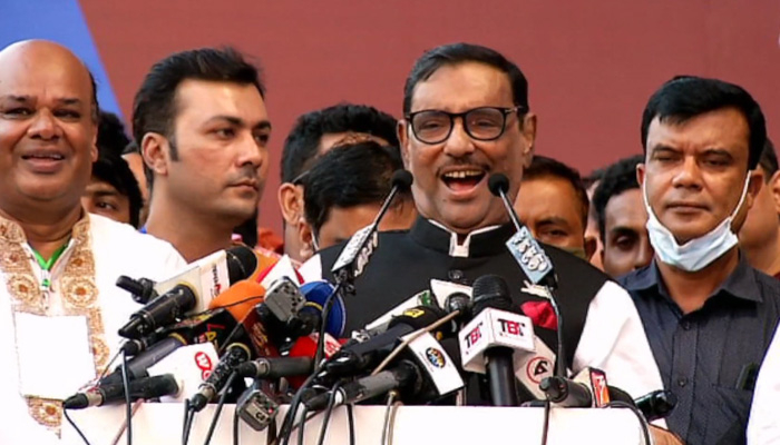 টাকার বস্তার ওপর শুয়ে আছেন মির্জা ফখরুল: ওবায়দুল কাদের