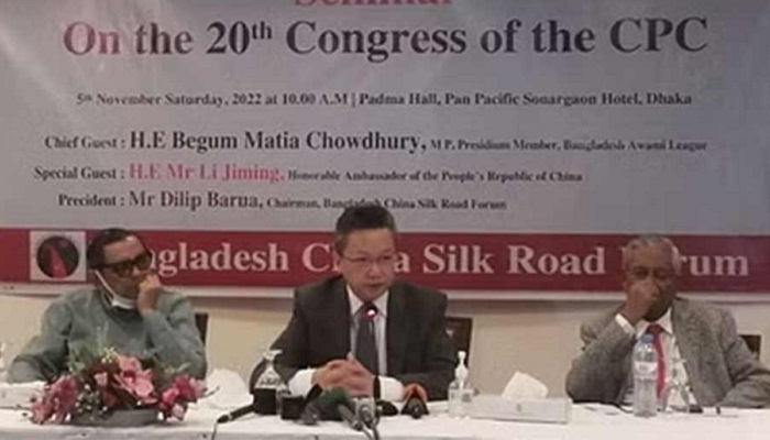 বাংলাদেশের অভ্যন্তরীণ রাজনীতিতে চীন হস্তক্ষেপ করবে না: রাষ্ট্রদূত