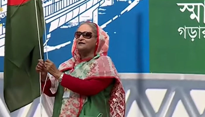 আওয়ামী লীগের সম্মেলন উদ্বোধন করলেন শেখ হাসিনা