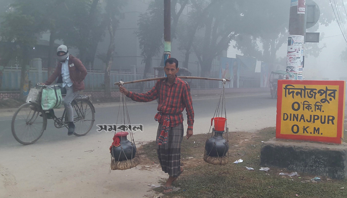 শৈত্যপ্রবাহের কবলে দিনাজপুর, তাপমাত্রা ৯.৮ ডিগ্রি সেলসিয়াস