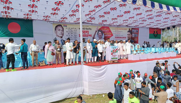 রাজশাহীতে বিএনপির গণসমাবেশ শুরু