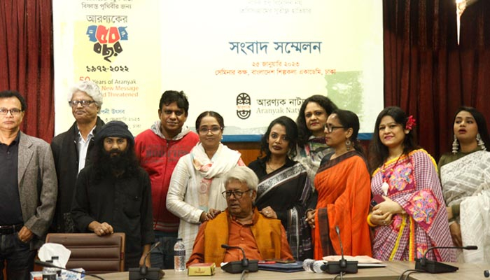 সুবর্ণজয়ন্তী উৎসবে ৮ দিনে আরণ্যকের  ৯ নাটক