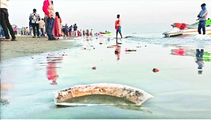 আবর্জনায় মলিন সৌন্দর্য