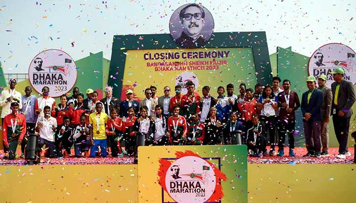 'বঙ্গবন্ধু শেখ মুজিব ঢাকা ম্যারাথন' অনুষ্ঠিত