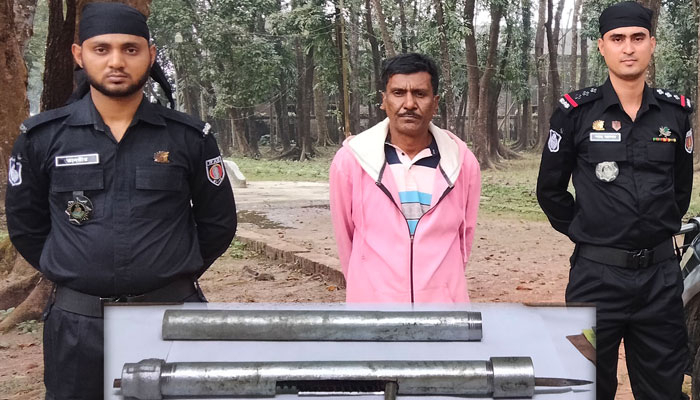 কিশোরগঞ্জে পাইপগানসহ একজন গ্রেপ্তার