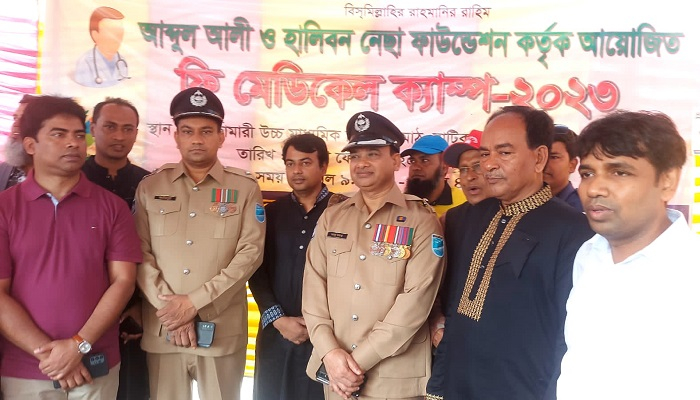 মুকসুদপুরে বিনামূল্যে মেডিকেল ক্যাম্প
