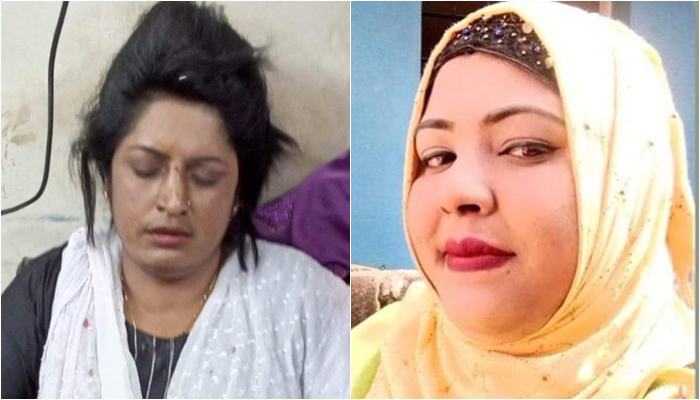 আগে ফুল দেওয়া নিয়ে মহিলা আ. লীগের দুই নেতাকর্মীর হাতাহাতি