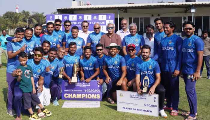 ষষ্ঠ বিসিএল শিরোপা জিতল সাউথ জোন ষষ্ঠ বিসিএল শিরোপা জিতল সাউথ জোন