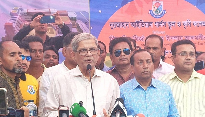 গণতান্ত্রিক রাষ্ট্র প্রতিষ্ঠায় ভোটের অধিকার নিশ্চিত করতে হবে: মির্জা ফখরুল