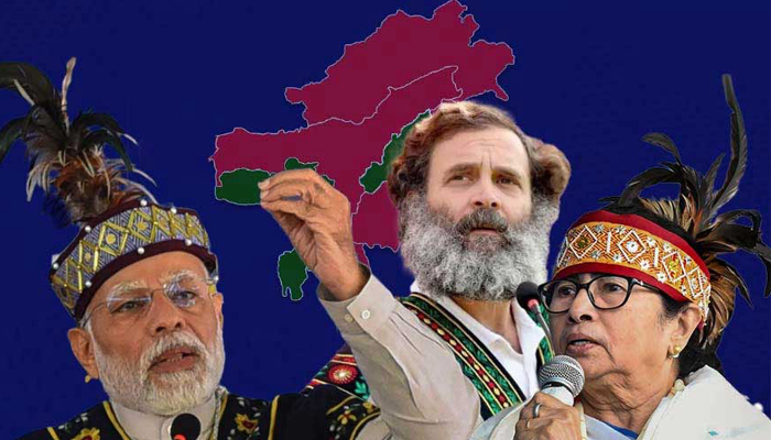 ত্রিপুরায় এগিয়ে বিজেপি, তৃণমূলের চোখ মেঘালয়ে