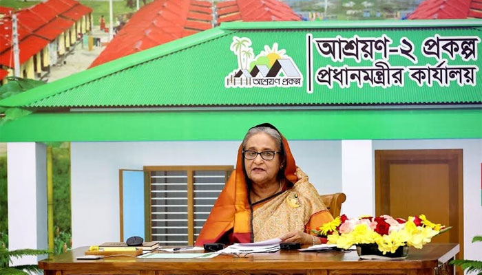 সাত জেলা, ১৫৯ উপজেলাকে গৃহহীনমুক্ত ঘোষণা করলেন প্রধানমন্ত্রী