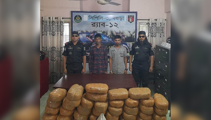 তেলের ড্রামে মিললো ১১০ কেজি গাঁজা, গ্রেপ্তার ২