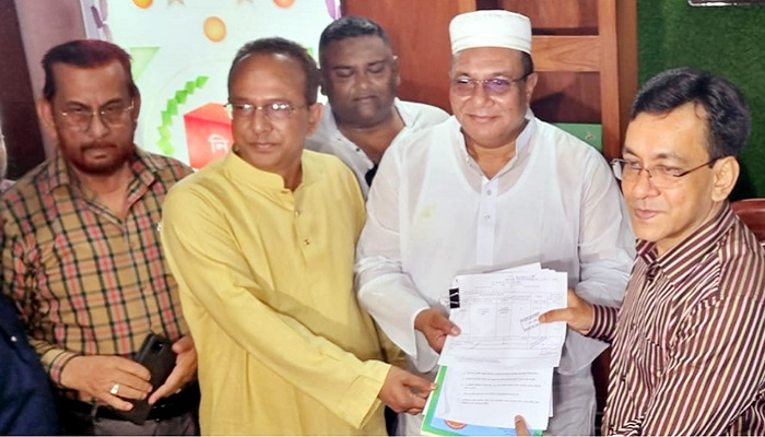 মনোনয়নপত্র জমা দিলেন জাপার মেয়র প্রার্থী বাবুল