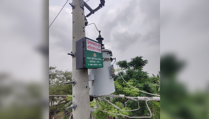 ট্রান্সফরমার-মিটার চুরি বন্ধ করবে সাজেদুরের তৈরি যন্ত্র