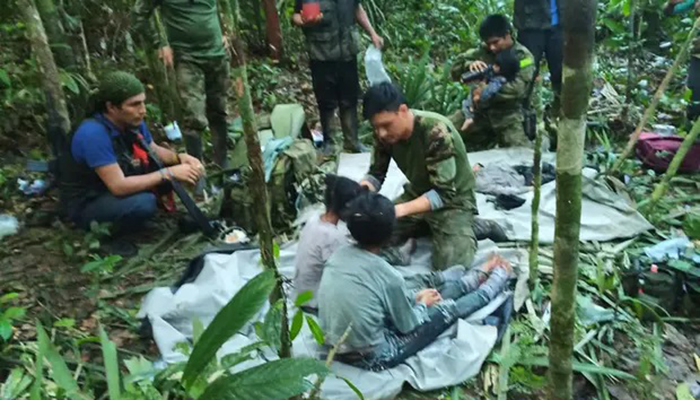 অ্যামাজনে উড়োজাহাজ বিধ্বস্তের ৫ সপ্তাহ পর ৪ শিশু উদ্ধার