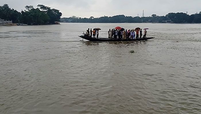 সুরমা নদীর পানি বিপদসীমার ওপর