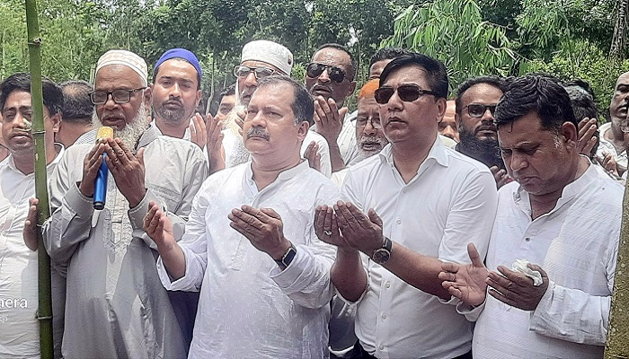 সাংবাদিক নাদিমের বাড়িতে বিএনপির প্রতিনিধি দল