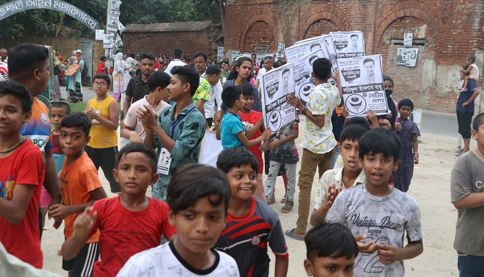 কাউন্সিলর প্রার্থীদের প্রচারে উৎসবের নগরী রাজশাহী