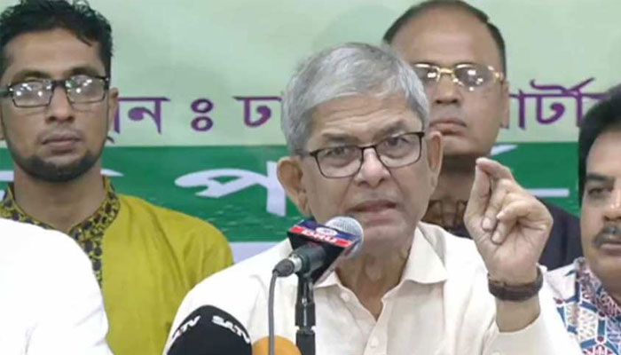 সংলাপের প্রশ্নই আসে না: মির্জা ফখরুল