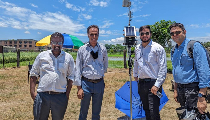 স্মার্ট ফার্মিং সাইটে মাঠ পরিদর্শন ও সেমিনার