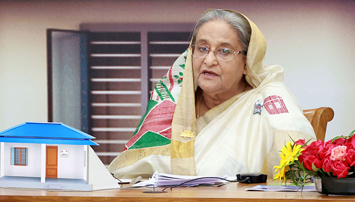 ৫ লাখ ৫৫ হাজার ৬১৭ পরিবারকে ঘর দিতে পেরেছি: প্রধানমন্ত্রী