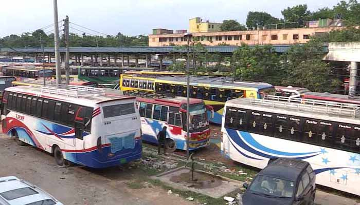 ফরিদপুর-রাজবাড়ী রুটে বাস চলাচল বন্ধ