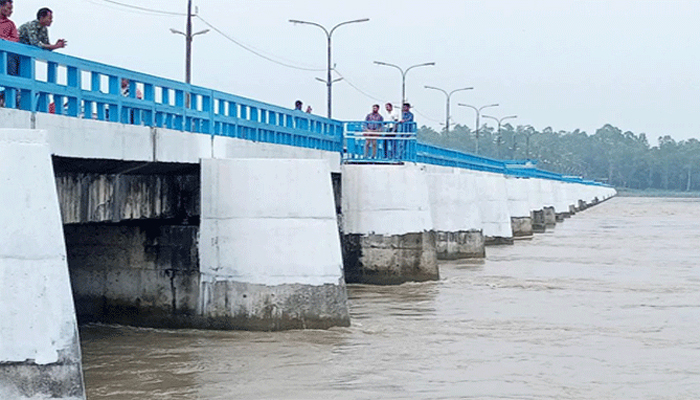 তিস্তার পানি বিপৎসীমার ১০ সে.মি ওপরে