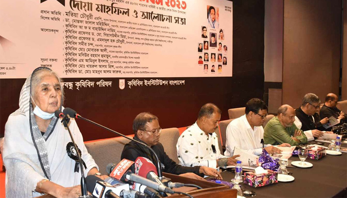 এখন গরু ছাড়া আর কেউ পান্তা ভাত খায় না: মতিয়া চৌধুরী
