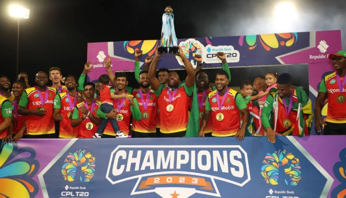 ৫ ফাইনাল হেরে ষষ্ঠবারে সিপিএল চ্যাম্পিয়ন গায়ানা