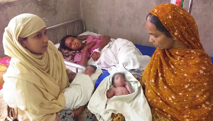 সেই মানসিক ভারসাম্যহীন মা-যমজ নবজাতকদের ঠাঁই মিলছে