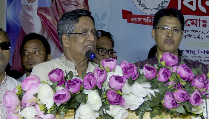 আন্দোলন করে আ.লীগকে ক্ষমতাচ্যুত করা যাবে না: কৃষিমন্ত্রী