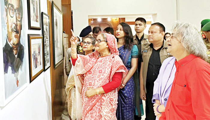ক্যানভাসে বাংলাদেশ বঙ্গবন্ধু ও মুক্তিযুদ্ধ