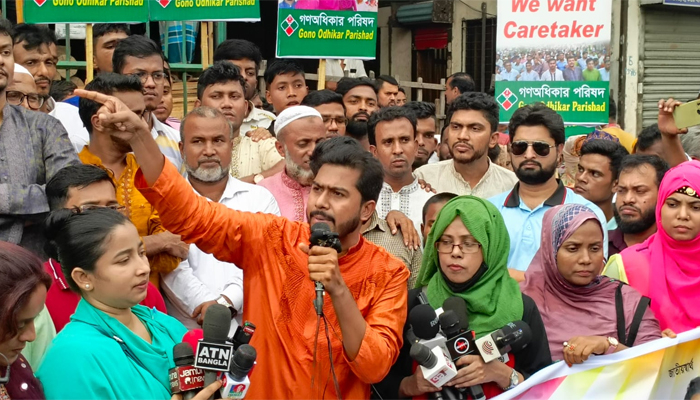 ভোটাধিকারের জন্য রাস্তায় নেমেছি, পছন্দের প্রার্থীকে জয়ী করতে চাই: নুর