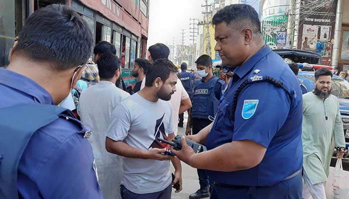কেরাণীগঞ্জ সকালে ৪৫ জন আটক