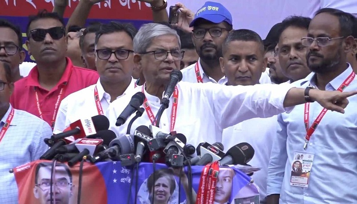 আগে পদত্যাগ, পরে সংলাপ: মির্জা ফখরুল