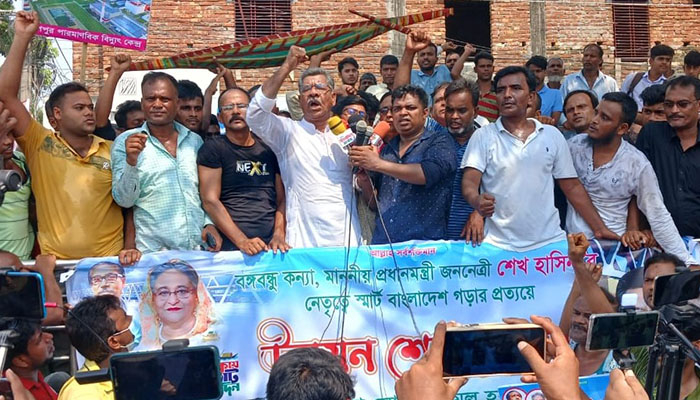 নৌকায় ভোট চাইলেন সাংবাদিক শিমুল হত্যা মামলার প্রধান আসামি