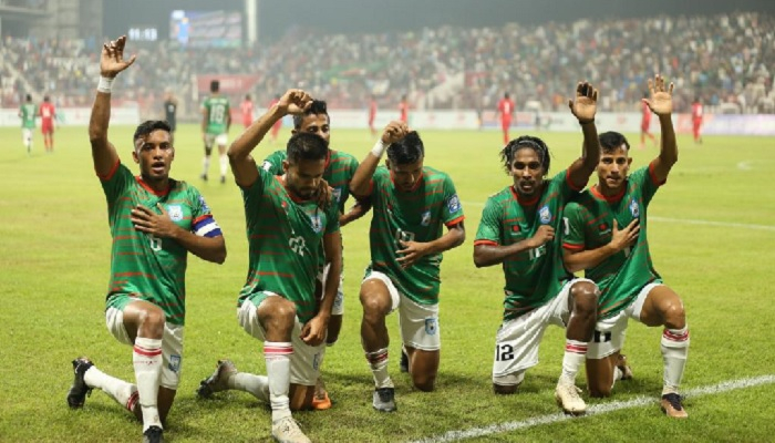ফিফা র‌্যাঙ্কিংয়ে ৬ ধাপ উন্নতি বাংলাদেশের