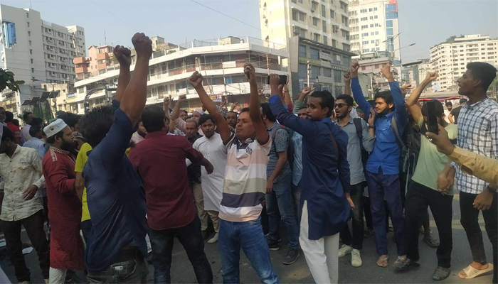 মতিঝিলে শিবিরের শোডাউন
