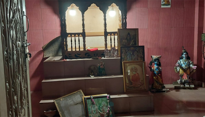 মুন্সীগঞ্জে মন্দির থেকে রাধা-কৃষ্ণসহ ৫টি মূর্তি চুরি